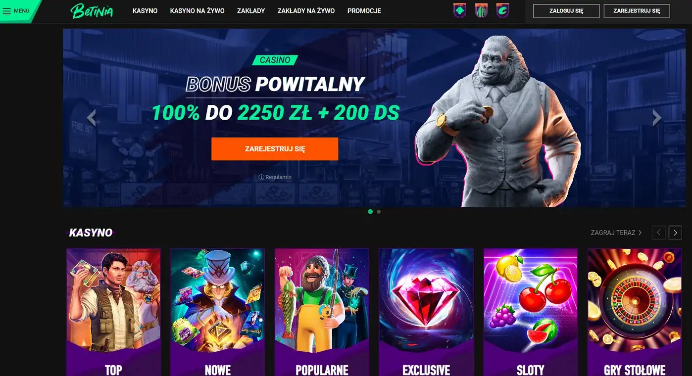 betinia glowna strona