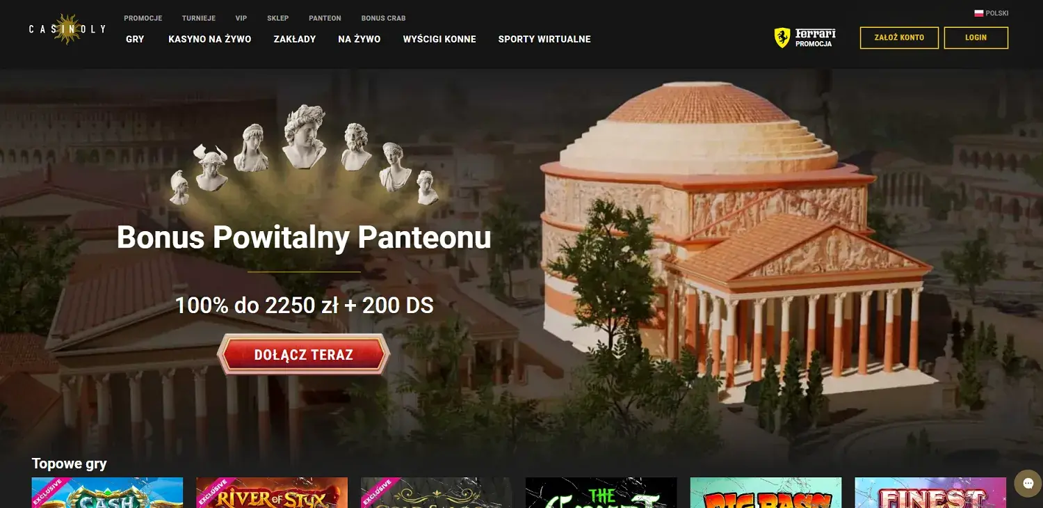 casinoly glowna strona