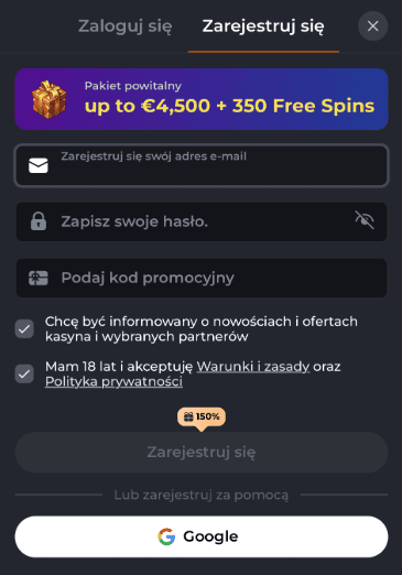 corgibet online rejestracja 1