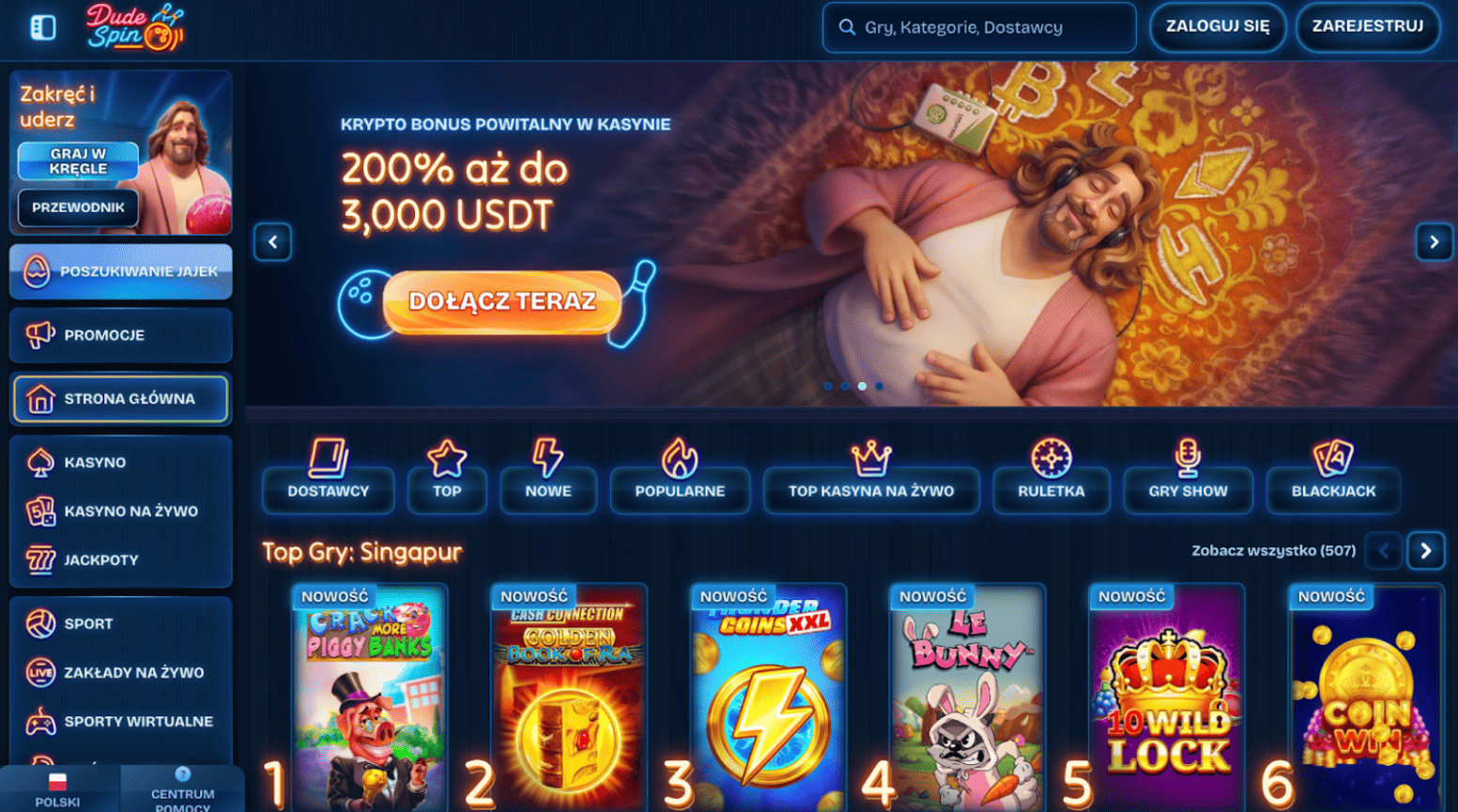 dudespin casino recenzja