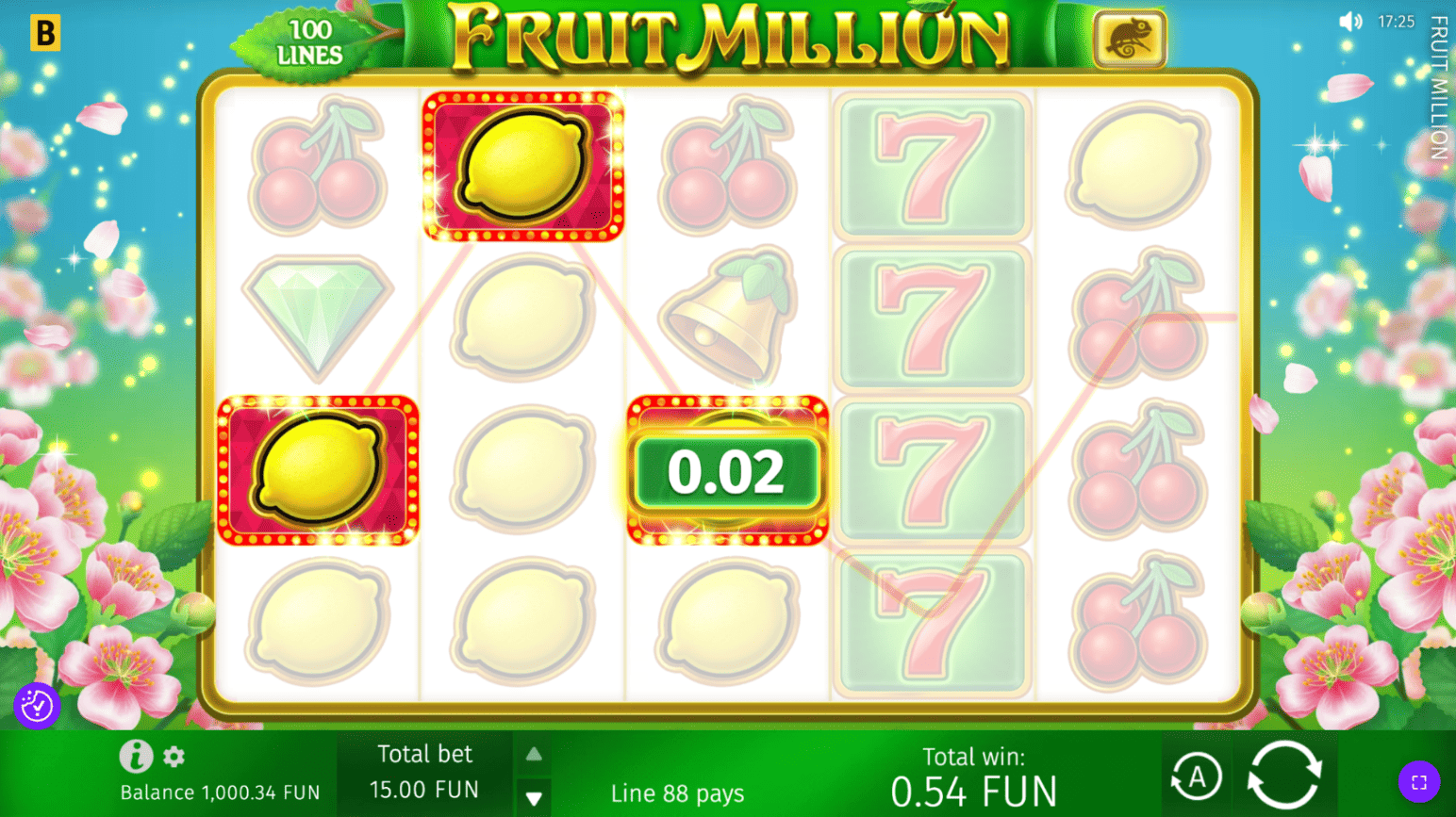 fruit million slot