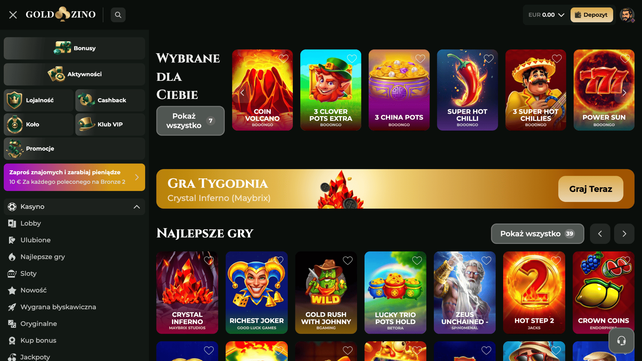 goldzino lobby