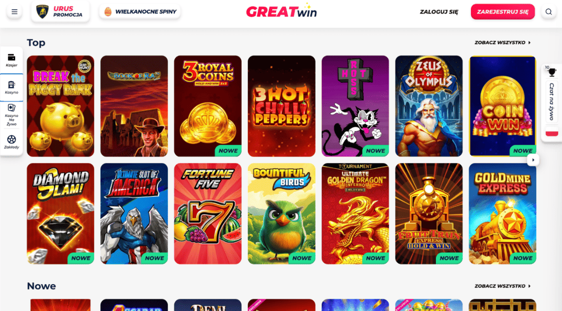 greatwin casino lobby