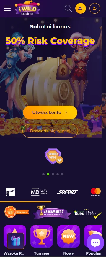 iwild casino mobilna