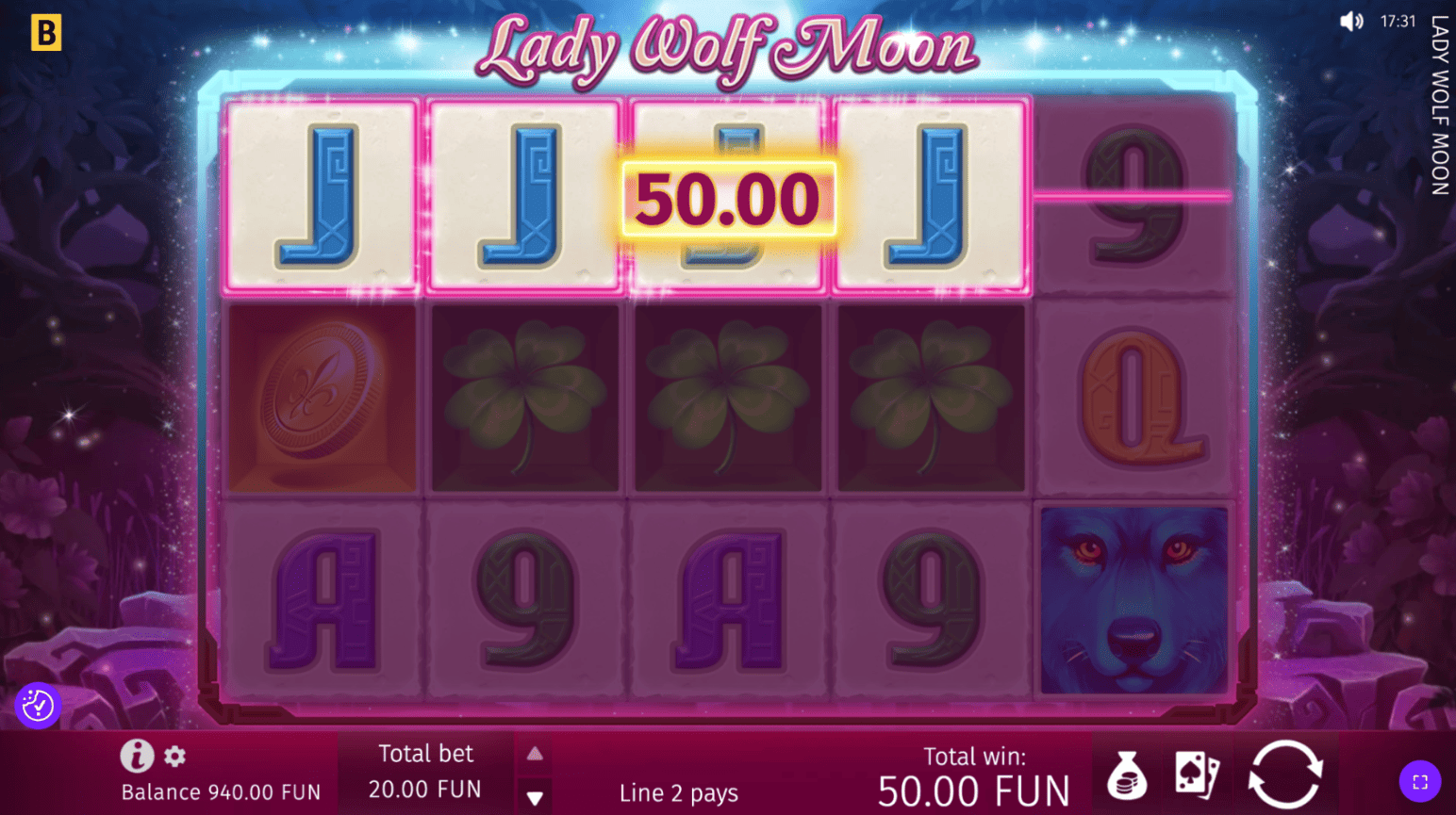 lady wolf moon slot