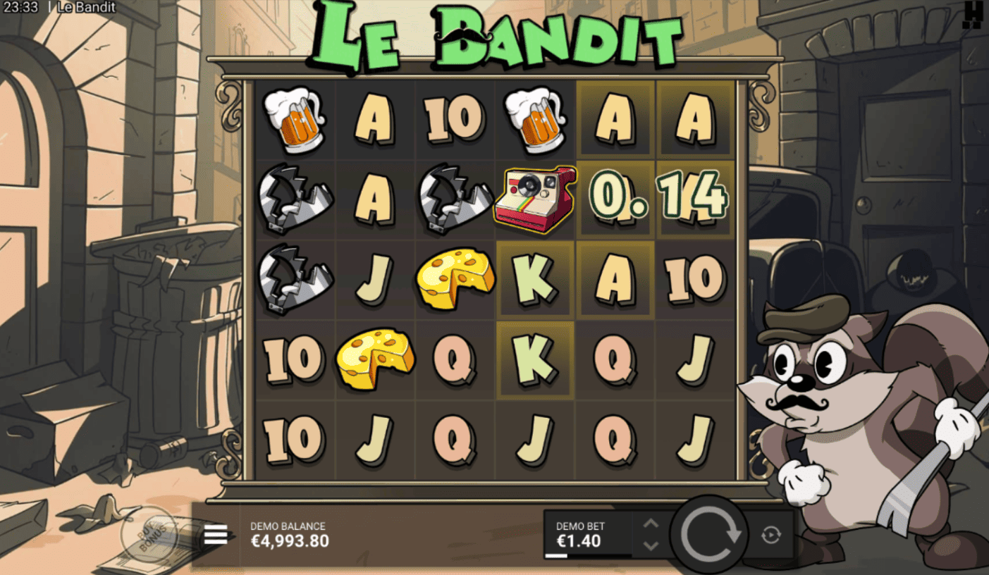 le bandit przebieg rozgrywki