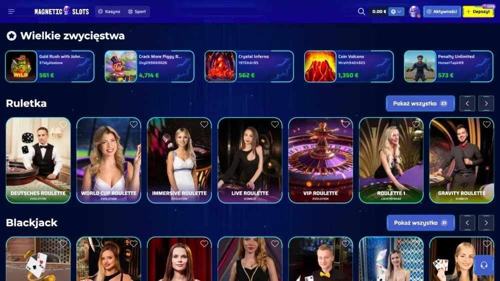 magneticslots kasyno na żywo
