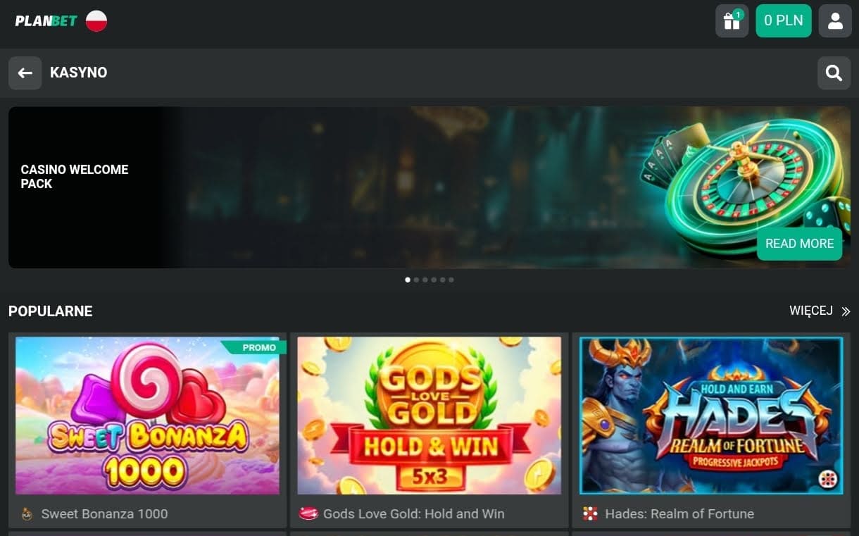 planbet casino nasza recenzja