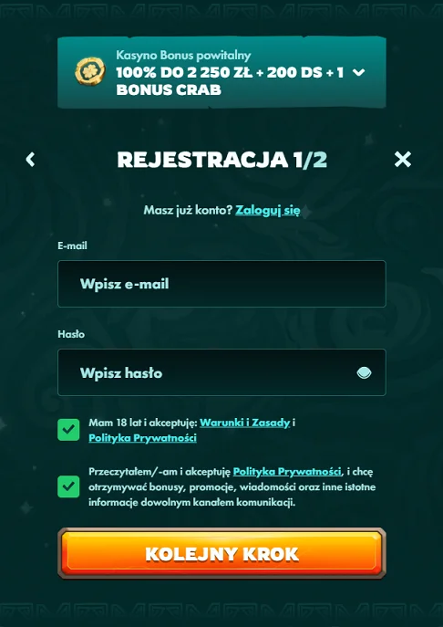 playio rejestracja