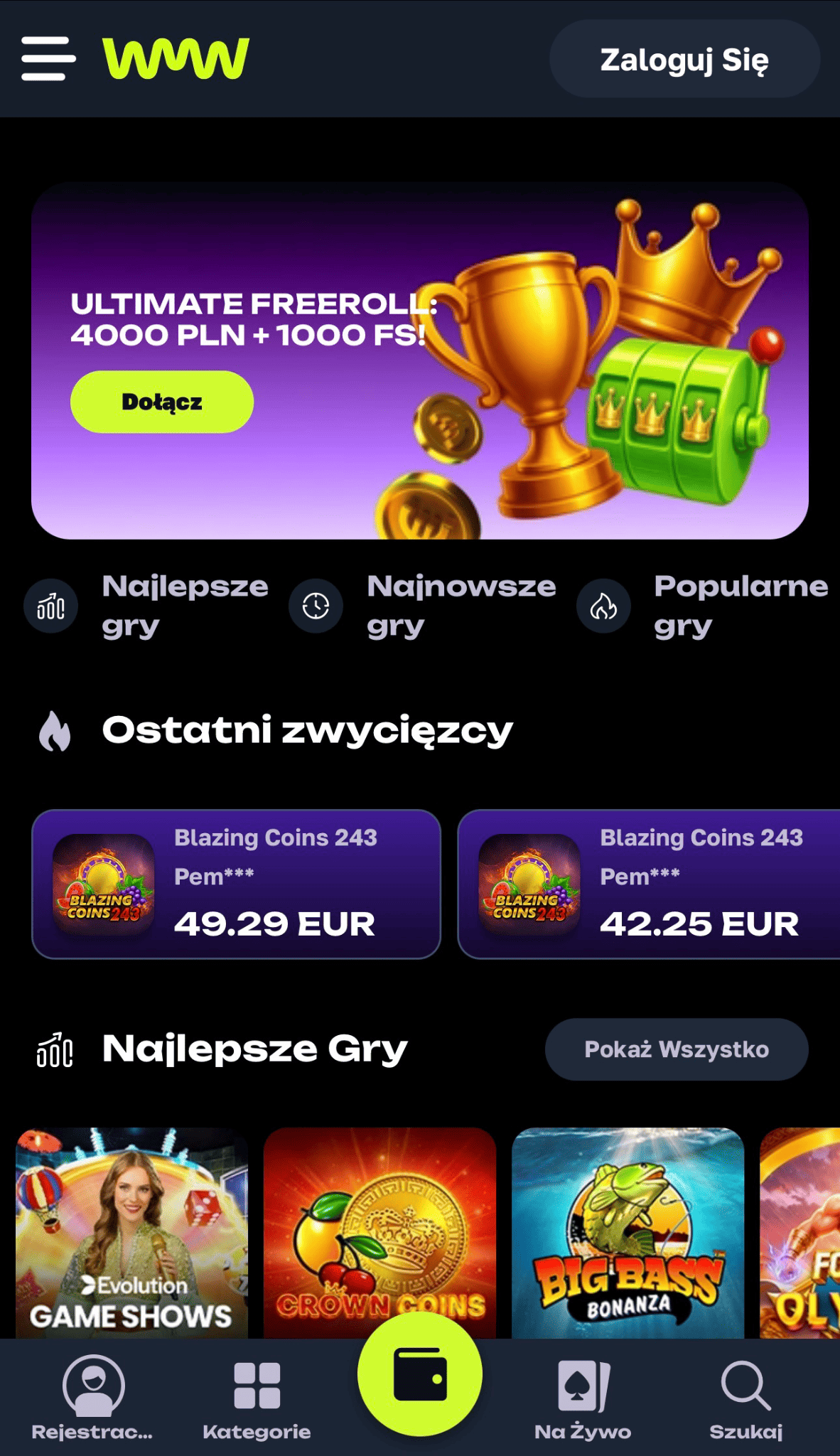 recenzja kasyna watchmewin