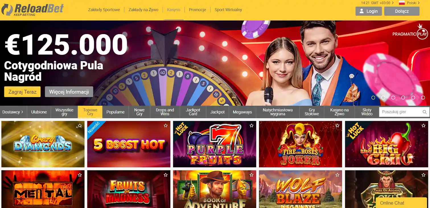 reloadbet-casino-glowna-strona