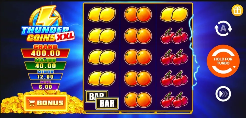 thunder coins xxl slot