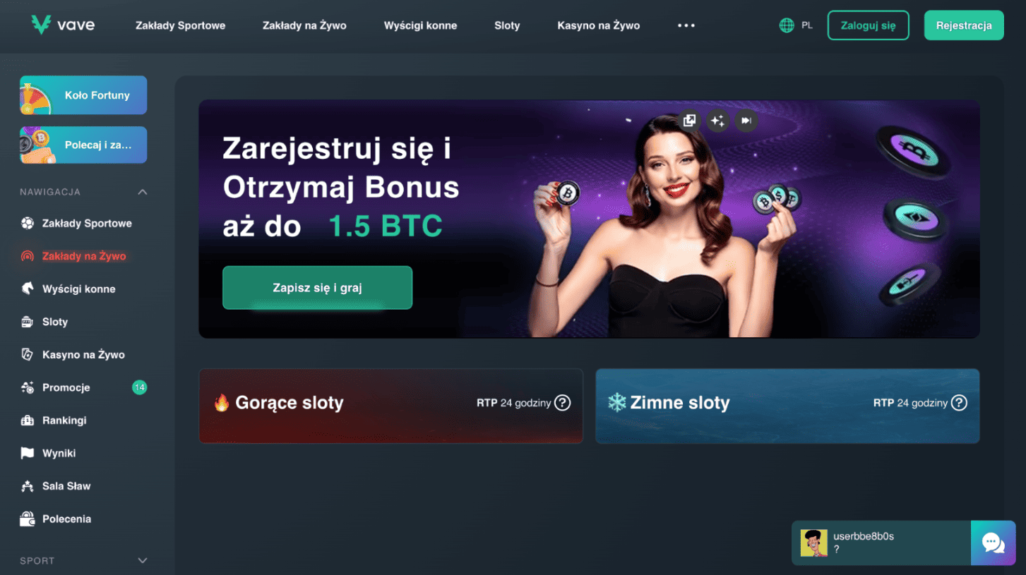 vave casino recenzja
