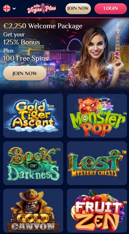 vegas plus mobilna